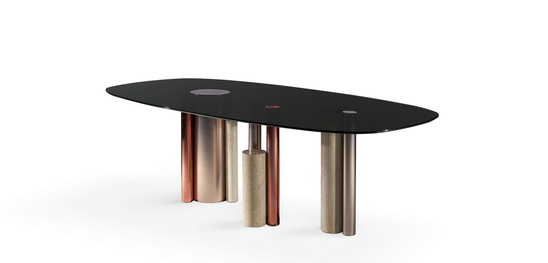 oval dining table image number 3