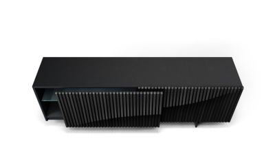 Aparador con 2 puertas correderas- estructura en Negro n&uacute;mero de imagen 2