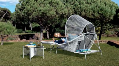 Poltrona con cappottina - struttura armonia colorata numero dell'immagine 1