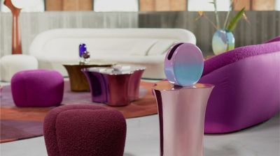 occasional table - chrome lacquer image number 4