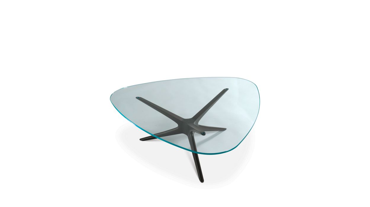 cocktail table glass top image number 1