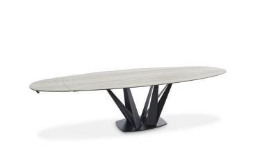 Barrel/Oval dining table  image number 2
