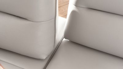 Canap&eacute; d'angle double profondeur 100% cuir image num&eacute;ro 2