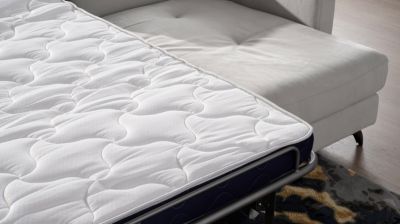 Canap&eacute;-lit couchage 140 cm en tissu - angle droit image num&eacute;ro 4