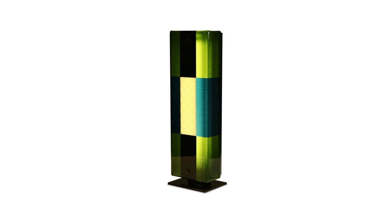 lampe de table vert/bleu image number 1