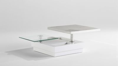 Table basse &agrave; double plateaux mobiles image num&eacute;ro 1