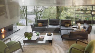 ITINERAIRE CUIR Rinconera componible Roche Bobois