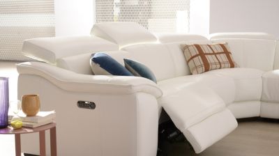 Canap&eacute; d&rsquo;angle relaxation 100% cuir image num&eacute;ro 1