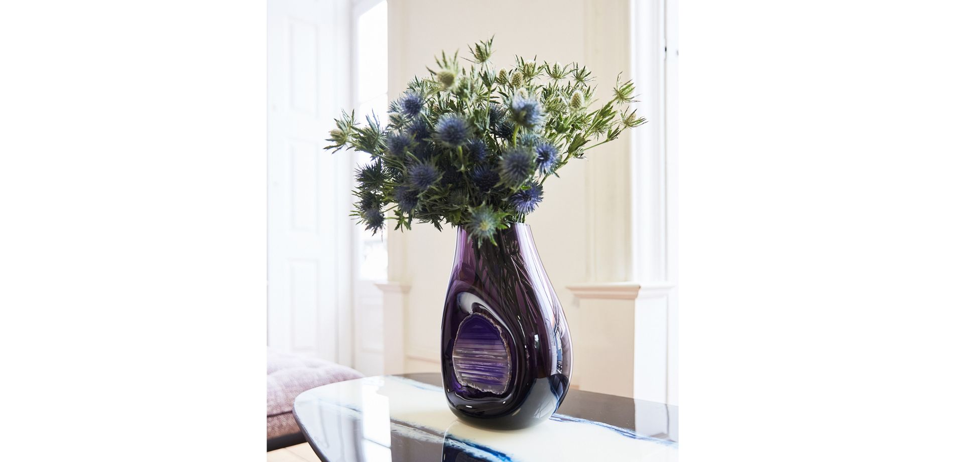 vase agate violet image number 0