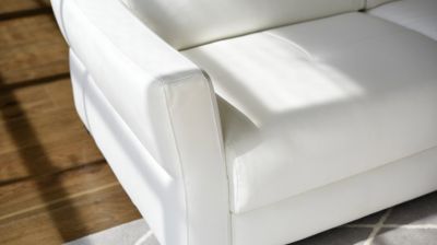 Canap&eacute;-lit couchage 140 cm 100% cuir image num&eacute;ro 1