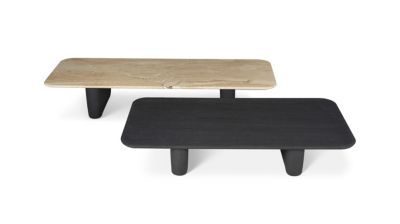 table basse rectangulaire - plateau marbre image num&eacute;ro 0