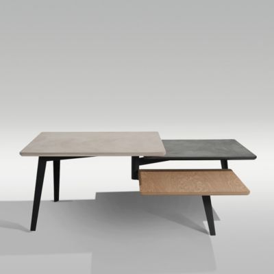 Table basse de salon - Cuir Center