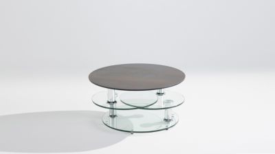 Table basse extensible en c&eacute;ramique et verre image num&eacute;ro 1