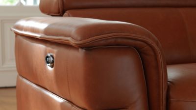 Canap&eacute; 3 places relaxation 100% cuir image num&eacute;ro 3