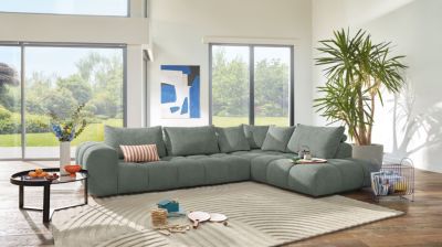 Canapé en cuir Denver 2,5 places vert