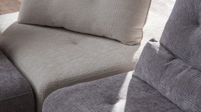 Canap&eacute; composable 5 &eacute;l&eacute;ments  - Dossier double profondeur image num&eacute;ro 4