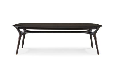 Dining table with Noir Desir ceramic extension. image number 1