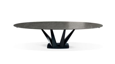 barrel / oval dining table  image number 1