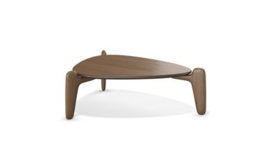 triangular cocktail table - wood version