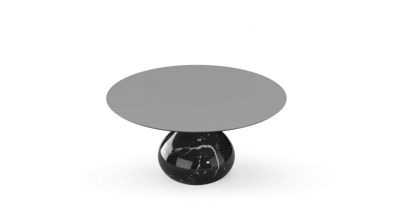 Coffee table &ndash; glossy Marquina 
 aqua image number 1