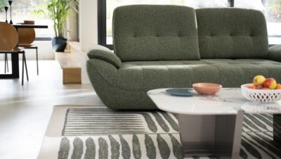 Canap&eacute; 3 places - Dossier manuel double profondeur image num&eacute;ro 4