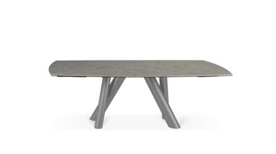 oval dining table with extensions l.220 cm image number 1
