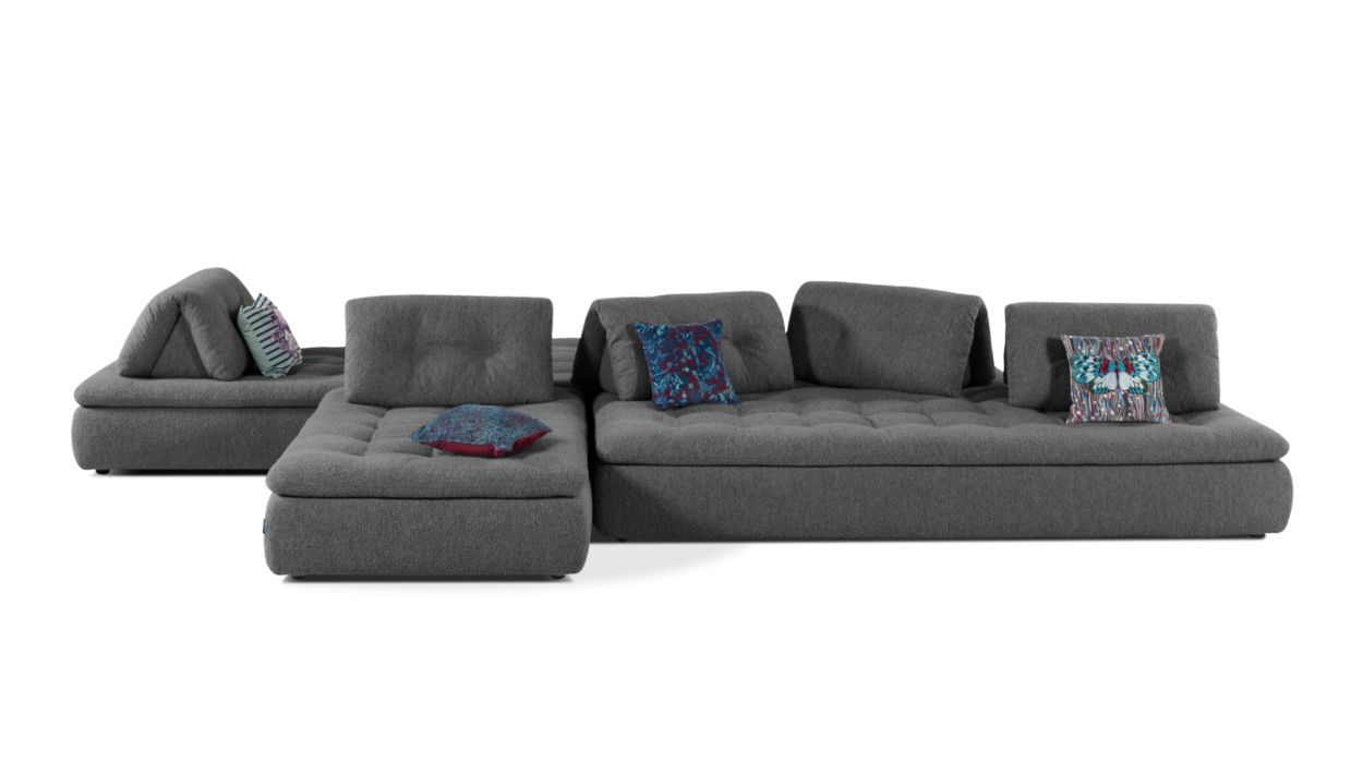 1.5-seat armless sofa image number 0