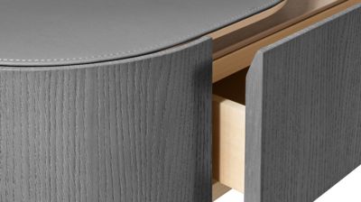 console with 2 drawers image number 2