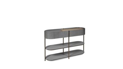 console with 2 drawers image number 1