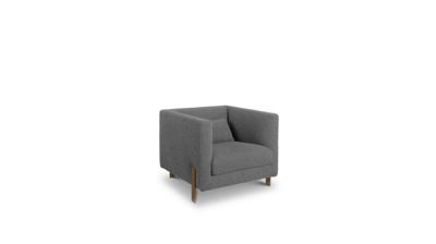 Fauteuil Design SKOOL Par Roche Bobois - Cuir Beige - Occasion