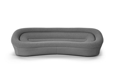 large 4-seat curved sofa image number 1