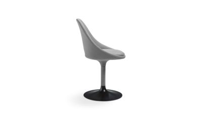 upholstered stem chair &ndash; black base
 qiss image number 2
