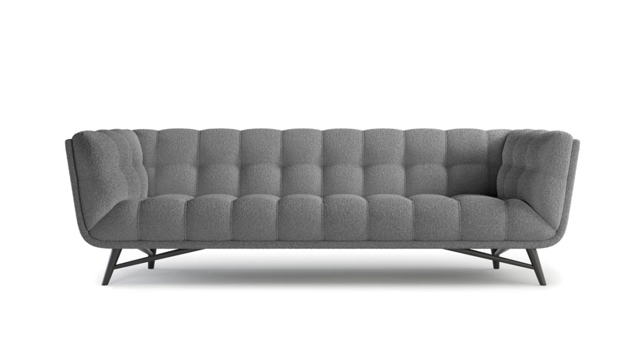 Großes 3-Sitzer-Sofa - Stoff Curl image number 1