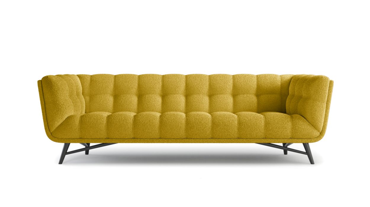 Großes 3-Sitzer-Sofa - Stoff Curl image number 1