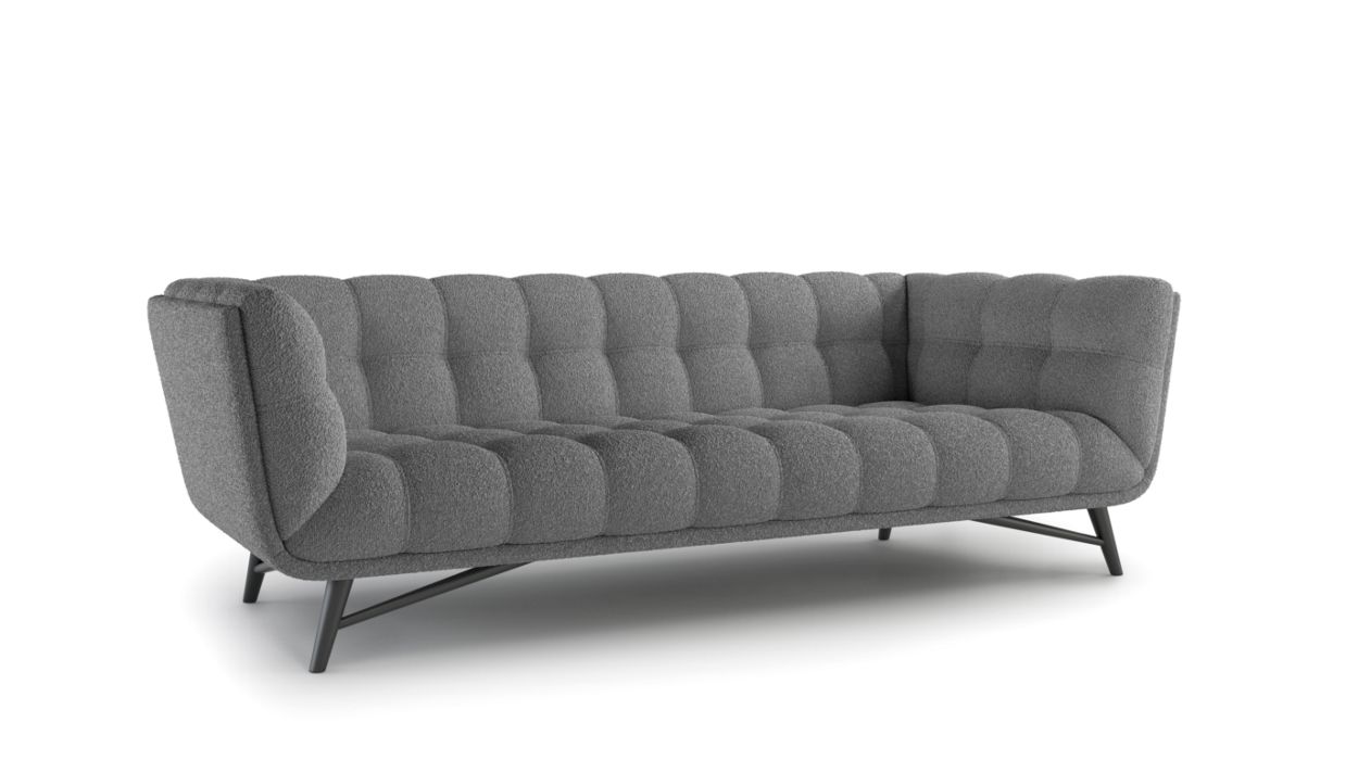 Großes 3-Sitzer-Sofa - Stoff Curl image number 0