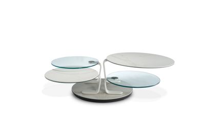 cocktail table - top in oro calacatta ceramic image number 1