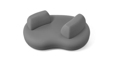 2-1/2 seater banquette bombom indoor image number 2