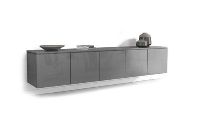 Suspended sideboard - 5 doors coda image number 1