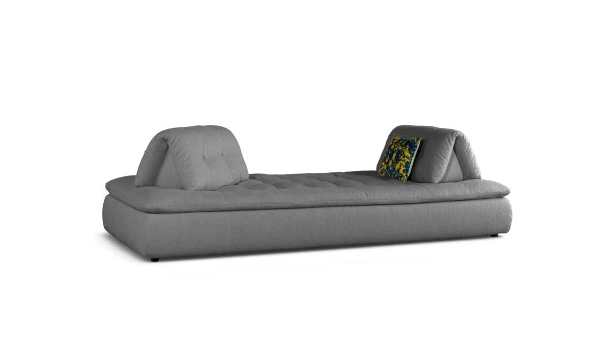 Large 3-seat armless sofa image number 1