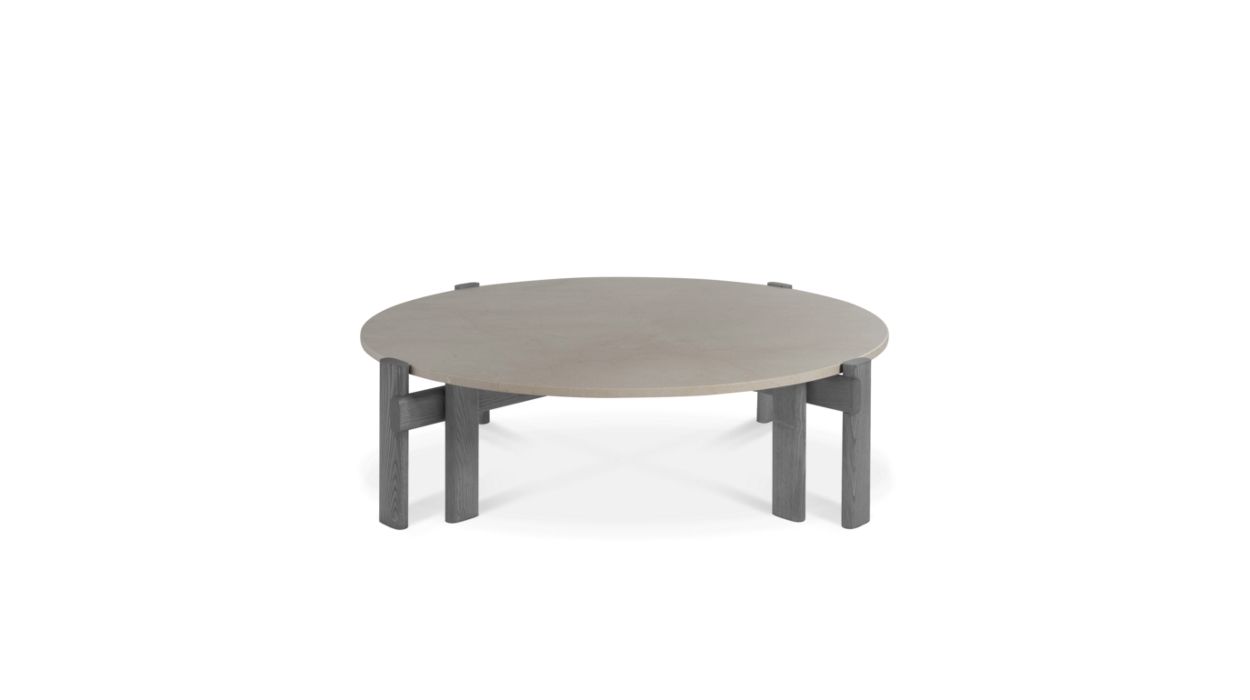 round cocktail table - marble top image number 0